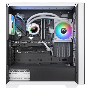 Thermaltake 水冷一体型CPUクーラー TH120 ARGB Sync V2 CPU Liquid Cooler -Snow- ホワイト CLW363PL12SWA-イメージ7