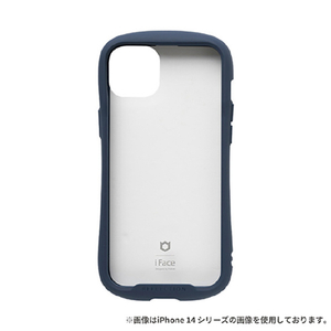 Hamee iPhone 15 Plus用ガラスケース iFace Reflection ネイビー 41-959237-イメージ1