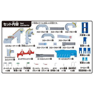 タカラトミー トミカ コースがのび～る!2WAYにぎやか高速どうろ ｺ-ｽﾉﾋﾞ-ﾙ2WAYﾆｷﾞﾔｶｺｳｿｸﾄﾞｳﾛ-イメージ5