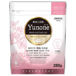 紀陽除虫菊 薬用入浴剤 Yunone(湯の音) 幸せストロベリーの香り N8924ﾕﾉﾈｽﾄﾛﾍﾞﾘ-ﾉｶｵﾘ-イメージ1