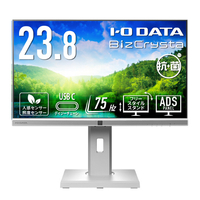 I・Oデータ 23．8型ワイド液晶ディスプレイ 抗菌モデル BizCrysta ホワイト LCD-BC241DW-F-AG