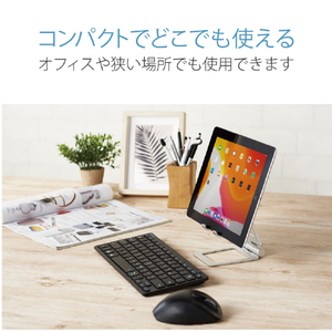 エレコム タブレット用アルミスタンド シルバー TB-DSCHALSV-イメージ5