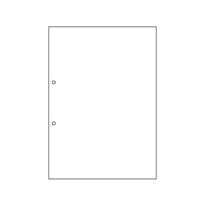 ヒサゴ マルチプリンタ帳票 撥水紙タイプ A4タテ 白紙 2穴 50枚 FC53981-BPW2001-イメージ2