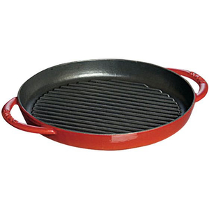 STAUB ストウブ ピュアグリル ラウンド 26cm チェリー 40510-309 FC191LT-6644801-イメージ1