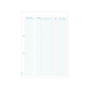 ヒサゴ 元帳 A4タテ 2穴 500枚 FC241PB-GB1167-イメージ1