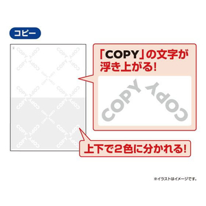 ヒサゴ コピー判別用紙 浮き文字マイクロ文字 500枚 FC945SS-FSC2121M-イメージ4