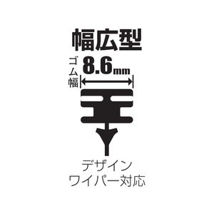 ソフト99 ガラコワイパーパワー撥水 替ゴム No.101 FC702AM-4788761-イメージ2