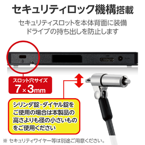 ロジテック Type-A/C対応 再生・編集・書込ソフト付USB3．2(Gen1)ポータブルDVD ブラック LDR-PWA8U3CVBK-イメージ6