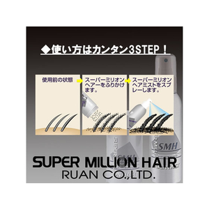 ルアン/スーパーミリオンヘアー 30g ブラック FC03679-イメージ6