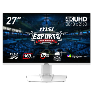 MSI 27型液晶ディスプレイ MAG 274URFW ホワイト MAG-274URFW-イメージ1