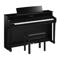 ヤマハ 電子ピアノ clavinova クラビノーバ 黒鏡面艶出し CLP-845PE