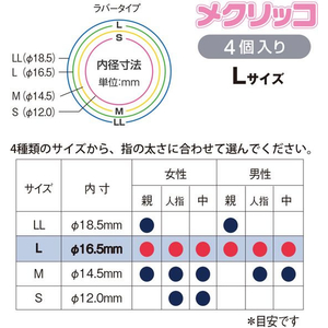 プラス メクリッコ L 4個入 F802736-44750-イメージ5