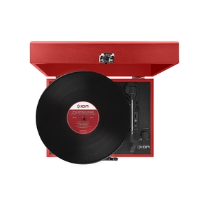 ION AUDIO レコードプレーヤー Vinyl Transport Red IA-TTS-30-イメージ2