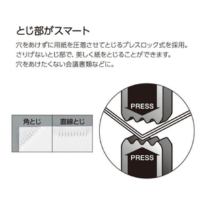 コクヨ 針なしステープラーハリナックスプレス ブルーグリーン FC320SV-SLN-MPH105GB-イメージ4