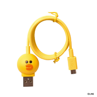 LINE FRIENDS 充電&データ Micro USBケーブル 1m サリー KCL-AMC002