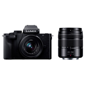 パナソニック デジタル一眼カメラ・ダブルレンズキット LUMIX ブラック DC-G100DW-K-イメージ1