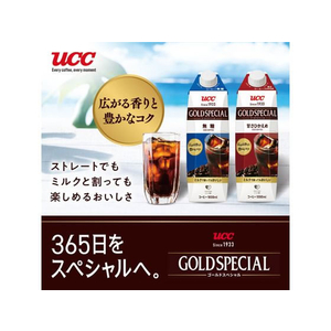 UCC UCC ゴールドスペシャル アイスコーヒー 無糖 1000ml×12本 FCU5997-イメージ3