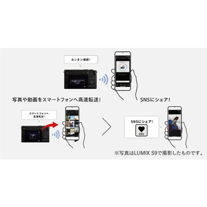 パナソニック フルサイズミラーレス一眼カメラ/広角ズームレンズキット LUMIX ジェットブラック DC-S9N-K-イメージ18