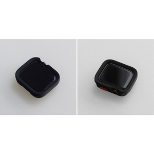 WEARPLANET Apple Watch 45/44mm用FLUFFY POT ソフトケース マット ブラック WP26951-イメージ8