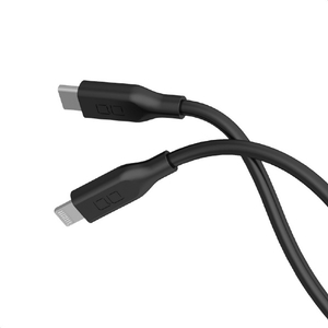 CIO シリコンケーブル USB-C to Lightning(2m) ブラック CIO-SL30000-CL2-BK-イメージ1