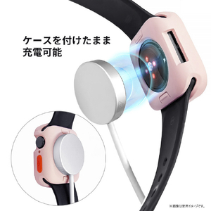 WEARPLANET Apple Watch 41/40mm用FLUFFY POT ソフトケース マット スターライト WP26952-イメージ12