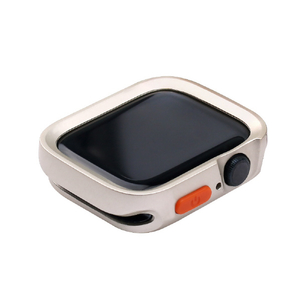 WEARPLANET Apple Watch 41/40mm用FLUFFY POT ソフトケース マット スターライト WP26952-イメージ2