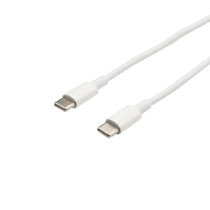 クオリティトラストジャパン PD対応 USB Type-C to Type-C Cable(1．0m) ホワイト QTC-0414WH-イメージ2