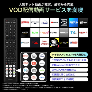 ハイセンス 100V型4Kチューナー内蔵4K対応液晶テレビ U7Nシリーズ 100U7N-イメージ9