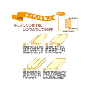 タカ印 包装紙10枚ロール 森のくまサンタ赤 半才判 FC977NX-49-3676-イメージ7