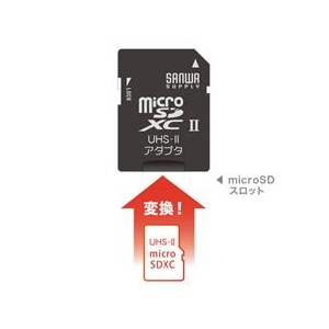 サンワサプライ microSDアダプタ ADR-MICROUH2-イメージ3