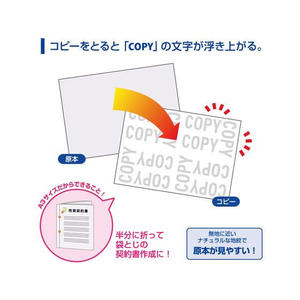 ヒサゴ コピー偽造予防用紙 浮き文字タイプ/600枚 FC262PB-BP2111Z-イメージ2