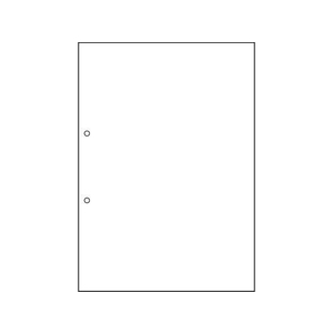 ヒサゴ マルチプリンタ帳票2穴/A4/1200枚 FC263PB-FSC2001Z-イメージ1