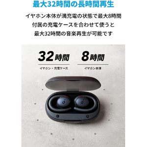 Anker イヤーフック型イヤフォン Soundcore Sport X10 ブラック A3961011-イメージ7