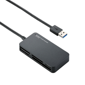 エレコム メモリリーダライタUSB3．0/SD・microSD・MS・XD・CF対応 MR3-A006BK-イメージ8