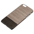 Man&Wood 天然木ケース Lattis ブラックフレーム iPhone 6/6s用 ブラックフレーム I6964IP6S