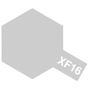 タミヤ アクリルミニ XF-16 フラットアルミ TｱｸﾘﾙﾐﾆXF16N-イメージ1