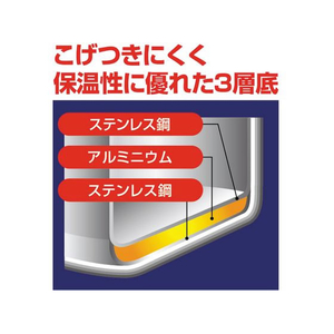 パール金属 クイックエコ3層底切替式圧力鍋 5.5L FC628NM-H-5042-イメージ3