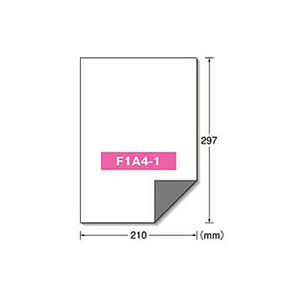 エーワン ラベルシール[下地が隠せて修正]A4ノーカット100枚 F877441-28374-イメージ1