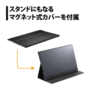 プリンストン 15．6型モバイル液晶ディスプレイ ブラック PTF-M156T-イメージ7