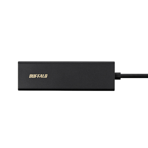 バッファロー Giga対応 USB-A LANアダプターハブ付 ブラック LUD-U3-AU101BK-イメージ5