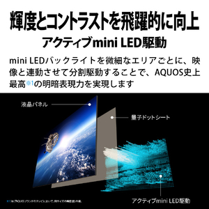 シャープ 50V型4Kチューナー内蔵液晶テレビ AQUOS XLED 4T-C50GP2-イメージ4