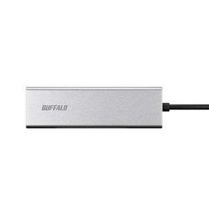 バッファロー Giga対応 USB-A LANアダプターハブ付 シルバー LUD-U3-AU101SV-イメージ5