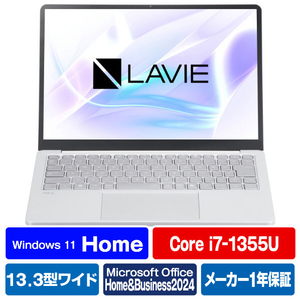 NEC ノートパソコン LAVIE SOL プラチナシルバー PC-S1375JAS-イメージ1