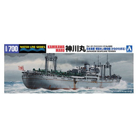 アオシマ 日本海軍 特設水上機母艦 神川丸 1/700 ウォーターライン No.560 ｱｵｼﾏ700ｶﾐｶﾜﾏﾙ