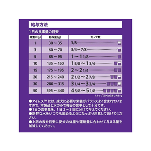 マースジャパン アイムス 7歳以上用 健康サポート チキン 小粒 5kg F174046-イメージ3