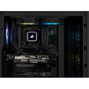 Corsair CPUクーラー H100x RGB ELITE CW9060065WW2-イメージ9