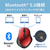 バッファロー 静音5ボタン Bluetooth5．0 切替機能付 マウス レッド BSMBB540RD-イメージ4