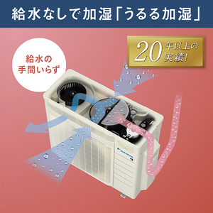 ダイキン 「工事代金別」 6畳向け 自動お掃除付き 冷暖房エアコン うるさらmini MXシリーズ S224ATMS-W-イメージ5