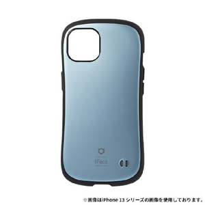 Hamee iPhone 15用ハイブリッドケース iFace First Class Metallic アイスブルー 41-959824-イメージ1