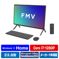 富士通 一体型デスクトップパソコン FMV Desktop F ブラック FMVF75K1BA